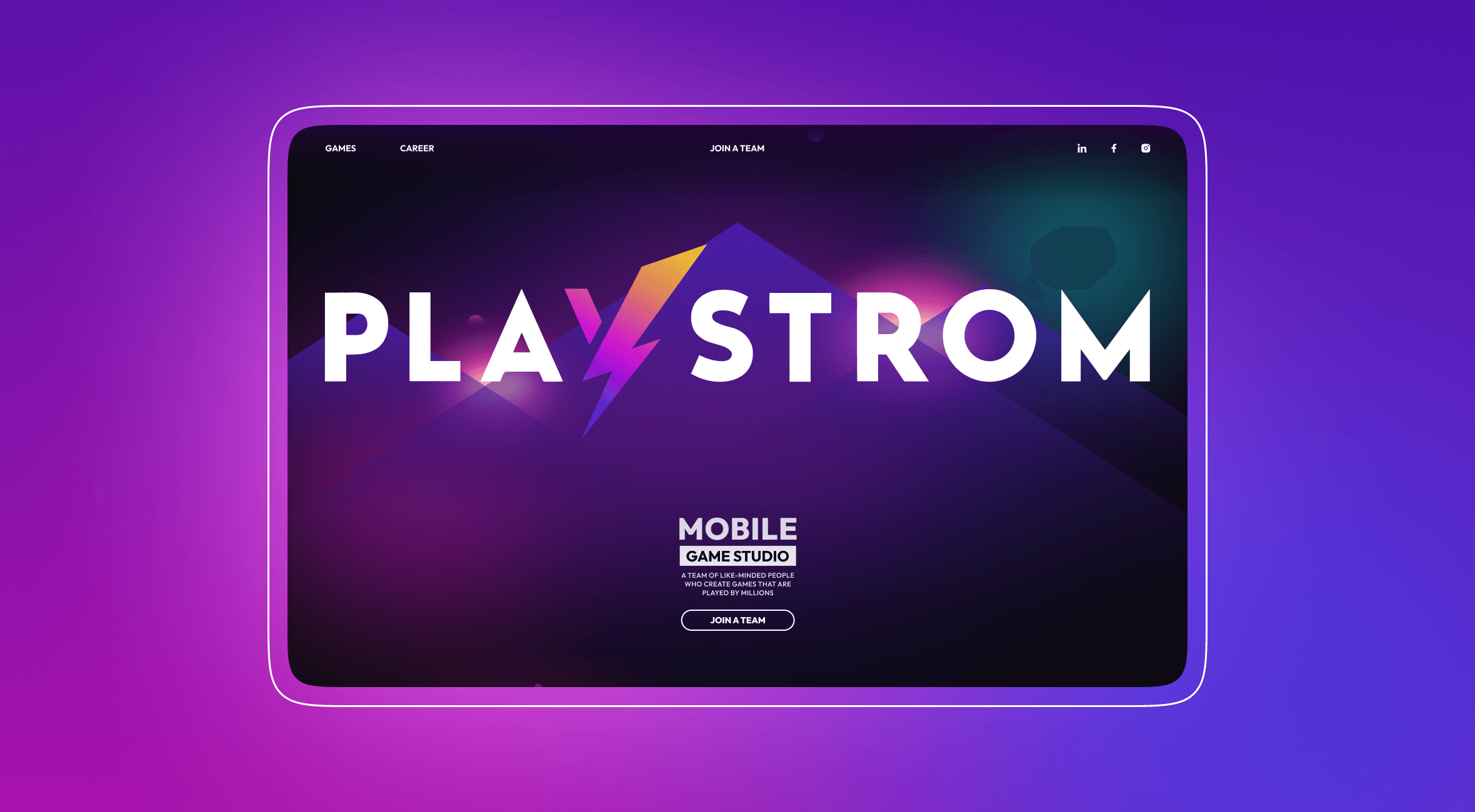 Разработка корпоративного сайта PlayStrom