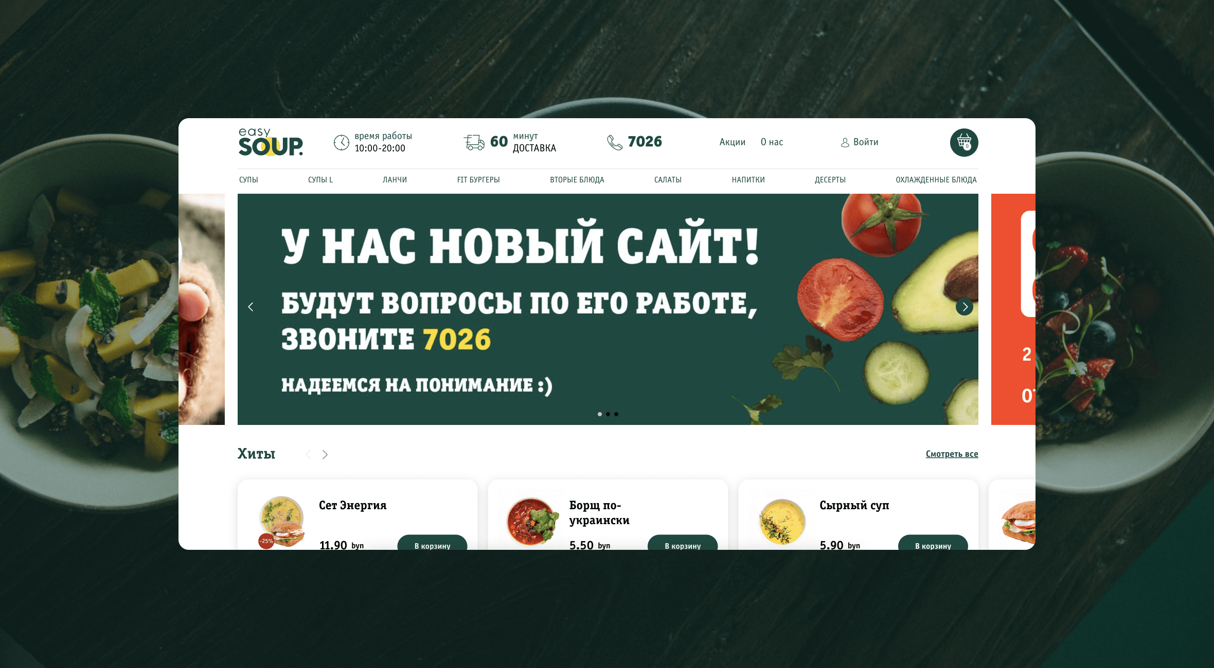 Техническая поддержка и развитие Easy Soup